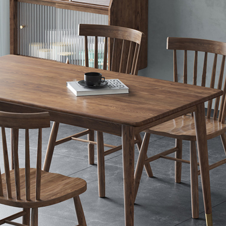 Corrigan Studio® Nordic all solid wood light luxury Home dining table ...